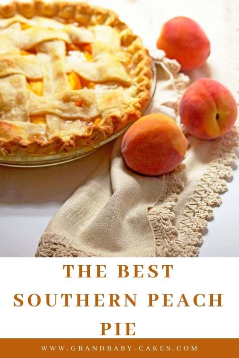 Peach Pie Recipe, Fresh Peach Pie, Peach Pie Recipes, Peach Dessert Recipes, Dessert Simple, Peach Desserts, Peach Pie, Peach Recipe, Köstliche Desserts