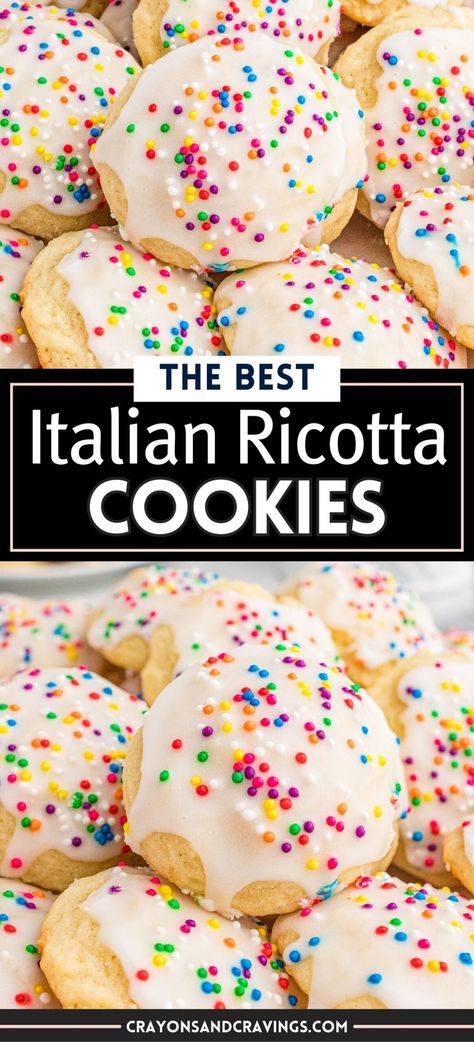 Italian Ricotta Cookies Italian Ricotta Cookies, Ricotta Cookies, Christmas Candies, Candy Cane Cookies, Cookies Recipes Christmas, Cookie Jars, Cookie Jar, No Bake Desserts, Christmas Candy