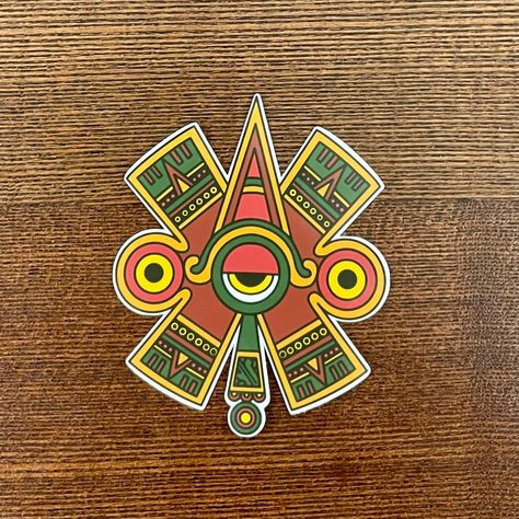 Aztec Eye, Wisdom Symbol, Laminate Colors, Aztec Warrior Tattoo, Aztec Drawing, Aztec Wall Art, Aztec Symbols, Aztec Civilization, Aztec Decor