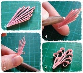 Teknik Quilling, Quilling Patterns Tutorials, Cool Crafts For Kids, Quilling Flowers Tutorial, Craft Ideas With Paper, Quilling Instructions, Quilling Videos, Ideas With Paper, Diy Quilling Crafts