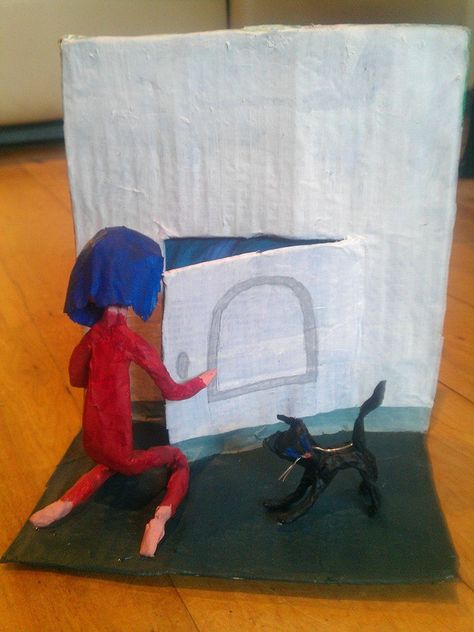 Coraline Activities, Coraline Room Aesthetic, Coraline Sleepover, Coraline Diorama, Coraline Crafts, Hungry Caterpillar Classroom, Coraline Drawing, Coraline Art, Coraline Aesthetic