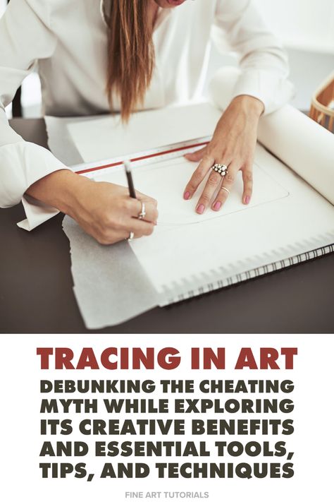 Tracing in Art: Debunking the Cheating Myth while Exploring its Creative Benefits and Essential Tools, Tips, and Techniques. #tracinginart #tracingart #tracing #tracingtechniques #drawingtechniques Tracing Art, Drawing Tutorials For Beginners, Women Writing, Drawing Exercises, Tech Products, Club Ideas, Drawing Supplies, Student Project, Learn Art