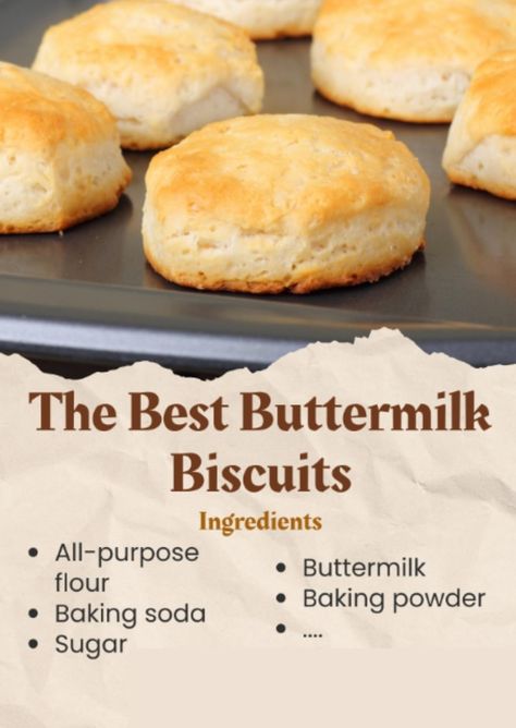 Biscuits Self Rising Flour, Best Buttermilk Biscuits, Buttermilk Biscuits Easy, Best Homemade Biscuits, Biscuits From Scratch, Flour Biscuits, Homemade Biscuits Recipe, Homemade Buttermilk Biscuits, Buttermilk Biscuits Recipe