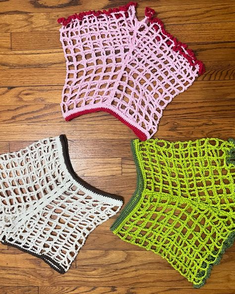 I am working on the mesh shorts pattern for all my crochet beginner friends #crochetforbeginners #crochetbeginner #startingcrocheting #easycrochet #easycrochetpattern #meshshorts #shortscrochetpattern Crochet Mesh Shorts, Crochet Beginner, Shorts Crochet, Shorts Pattern, Braided Hairstyles For Teens, Crochet Shorts, Crochet Inspo, Mesh Shorts, Easy Crochet Patterns