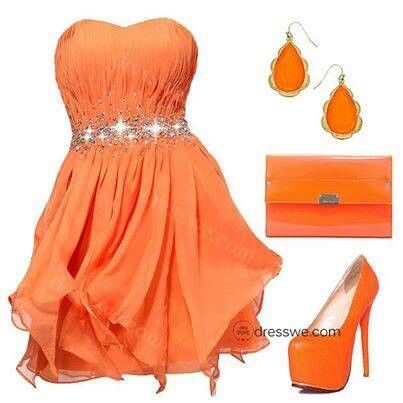 Orange Cocktail Dress, Orange Prom Dresses, Orange Cocktail, Fancy Short Dresses, Cocktail Wear, Tan Dresses, Fashionista Clothes, Window Shopping, Dressy Outfits