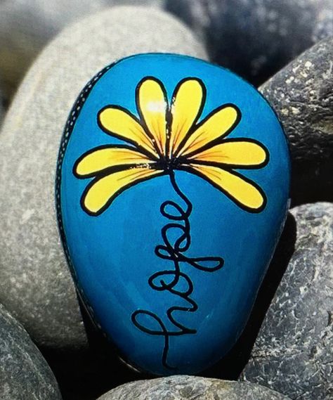 Flowers On Rocks, Spring Rocks, Spring Rock Painting, Spring Painted Rocks, Painted Bricks Crafts, Rock Painting Flowers, Inspirational Rocks, Garden Rock Art, Diy Rock Art