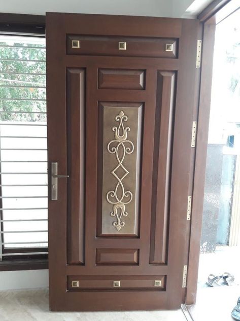 Door Design Wooden Main Door Design, Home Front Door Design Indian, Indian Wooden Door Design, Main Single Door Design, Door Design Wood Indian, Front Door Design Wood Modern, Single Main Door Design Entrance Modern, Main Entry Door Design, Home Main Door Design