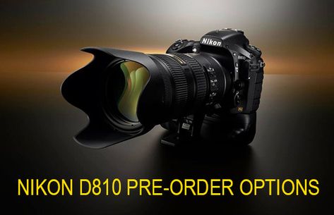 The new Nikon D810 camera is now available for pre-order: B&H Amazon Adorama BestBuy OneCall Jessops (UK) WEX Photographic (UK) Amazon Japan DigitalRev The D810 ... Kamera Dslr, Nikon Cameras, Nikon Digital Camera, Best Digital Camera, Camera Prices, Nikon D810, Nikon Camera, Photo Techniques, Photo Gear