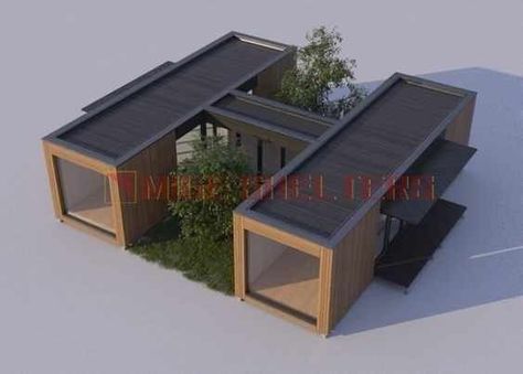 تصميم دورة مياه, Home Design Architecture, Home Container, Prefab Houses, Shipping Container Cabin, Shipping Container Home Designs, Container Cabin, Tub Bathroom, Shipping Container House Plans