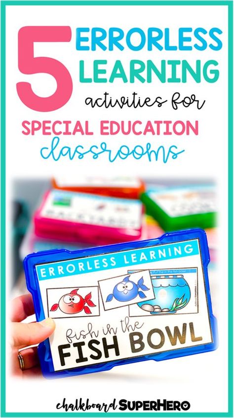 Errorless Learning, Special Education Behavior, Functional Life Skills, Middle School Lesson Plans, Life Skills Classroom, Social Emotional Activities, Self Contained Classroom, Middle School Lessons, Task Boxes