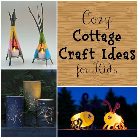 Special crafts can make that special time at the cottage even more fun. Here are a whole list of cottage craft ideas that are perfect for kids this summer! #cottagecraft #craftideas #summercrafts #kidscrafts #diy #ideas #howweelearn Holiday Art For Kids, Sewing Ideas For Kids, Firefly Craft, Fireflies Craft, Cottage Crafts, Craft Ideas For Kids, Preschool Arts And Crafts, Easy Arts And Crafts, Creative Activities For Kids