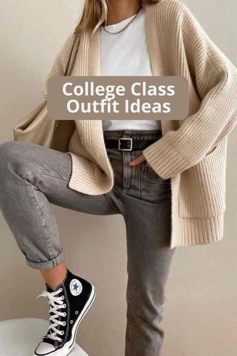 College Student Outfits, What To Wear To College, Shopping Fits, College Class Outfits, Outfit Ideas College, Winter Outfits College, Back To University, College Wardrobe, Class Outfits