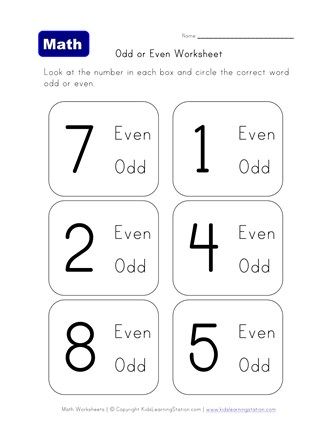 Even Numbers Worksheet, February Preschool Worksheets, Odd Or Even, February Preschool, Holiday Math Worksheets, Kindergarten Math Curriculum, Odd And Even Numbers, Counting Worksheets For Kindergarten, Even Numbers