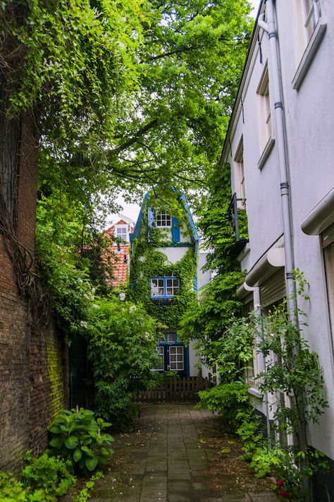 Spinozapoort has the entrance to a beautiful hofje in the Hague, one of the many secret places in the Hague! #travel #hofje #denhaag Pluto Projector, Journal Pictures, The Hague Netherlands, Cultural Travel, The Den, Hidden Places, Netherlands Travel, Backpacking Europe, Spring Trip