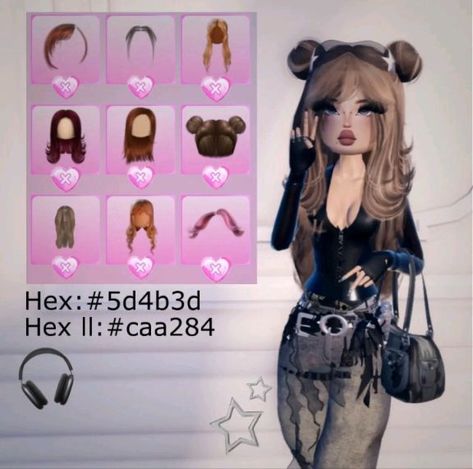 Elyse Aesthetic, Discord Pfp Funny, Hair Dress To Impress, Dti Inspo Outfits, Dti Hairs, Waves With Bangs, Dresses For Dolls, Soft Wavy Hair, Winter Haircuts