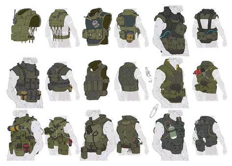 Gear Drawing, Military Vest, Army Gears, Military Gear Tactical, Military Armor, Tactical Gear Loadout, Combat Gear, Apocalypse Survival, Tactical Clothing