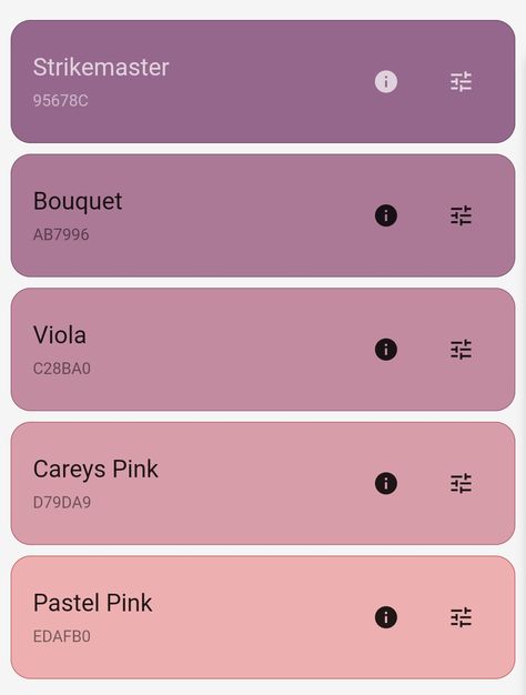 Pastel Goth Color Palette, Oc Pastel Pallete Code, Pastel Pink Hex Code, Purple Hex Codes Colour Palettes, Pastel Purple Hex Code, Hex Color Palette Purple, Flat Color Palette, Color Design Inspiration, Hex Color Palette