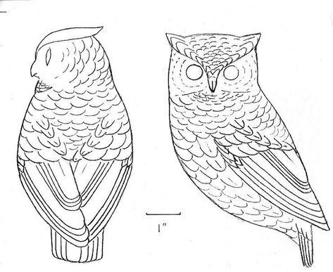 Wood Carving Patterns Free, Template Design Ideas, Owl Wood Carving, Bird Carving Patterns, Owl Carving, Owl Templates, Carved Wooden Animals, Simple Wood Carving, Wood Carving For Beginners