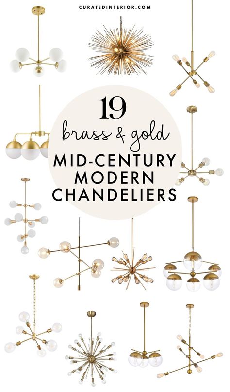 Dining Room Light Mid Century Modern, Brass Chandelier Modern, Mid Century Mod Chandelier, Mid Century Modern Foyer Lighting, Mid Mod Lighting, Midcentury Modern Light Fixture, Mid Century Living Room Lighting, Mid Century Modern Chandelier Living Room, Midcentury Pendant Lights