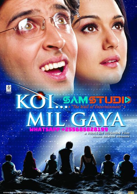 Koi... Mil Gaya (2003) Alien Moodboard, Film India, Rakesh Roshan, 90s Bollywood Songs, Pretty Zinta, Best Bollywood Movies, Movie Collage, Damien Chazelle, Indian Movie