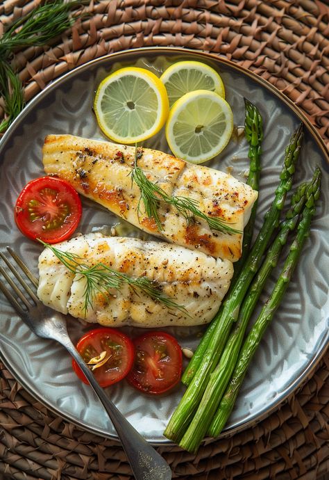 Learn How to Cook White Fish Recipe For Free | Recipes You'll Love, Made Easy! Healthy Pretty Food, White Fish Recipes Baked, Whiting Fish, Baked White Fish, Aesthetic Meals, Frozen Fish Fillets, Easy Garlic Butter, Trendy Recipes, Recipe With Lemon