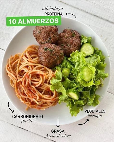 Nutrición, Recetas & Fitness on Instagram: "10 ALMUERZOS SALUDABLES 💚 SIGUEME PARA MAS IDEAS DE COMIDA SALUDABLE.⁣ me encantaron, gracias por tan excelente labor.⁣ ⁣ Recuerden que cada persona es una Mundo diferente y que deben acudir a un profesional para su plan de alimentacion personalizado⁣ ⁣ ❤️ Doble toque si te gustó. Siguenos en @MundoDeLaNutricion⁣ ⁣ 👥 Comparte este contenido con alguien que necesite verlo! #mundodelanutricion⁣ ⠀⁣ 🥗 | Te enseñaremos a llevar una buena alimentación 😋 Healthy Lunch Snacks, Healthy Food Dishes, Healthy Food Motivation, Healthy Clean Eating, Health Dinner Recipes, Food Goals, Healthy Lunch Recipes, March 25, Lunch Snacks