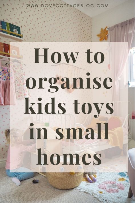 Kids Toy Storage In Small Living Room, Small Living Toy Storage, Best Toy Storage Ideas Small Spaces, Toy Storage Bins Diy, Storing Toys In Small Space, Toy Organization For Small Spaces Living Room, How To Store Toys In Living Room, How To Organize Toys In Bedroom, Toys Room Organization Ideas