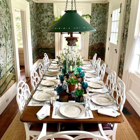 Christopher Spitzmiller • Table is all set with #equestrian place mats to celebrate @kentuckyderby tonight at 6.50! Some #agatewarepottery pottery plates I made a…” Christopher Spitzmiller, Mortons Steakhouse Chicken Christopher, Christopher Spitzmiller Lamps, Derby Party, Pottery Plates, Party Inspiration, Placemats, Dining Room, Table Top