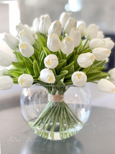 Fake Flowers Bouquet, Tulip Centerpiece, Paris Flowers, Fake Flower Bouquet, Tulips Arrangement, Faux Floral Arrangement, Tulips In Vase, Faux Flower Arrangements, Flower Arrangements Diy