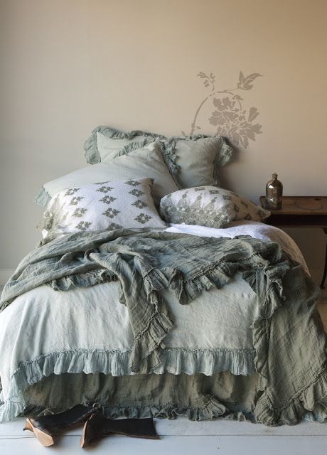 . Bella Notte Bedding, Bedroom Linens, Bella Notte Linens, Bed Scarf, Textured Bedding, Shabby Chic Bedding, Beautiful Bedroom, Dreamy Bedrooms, Bed Linens