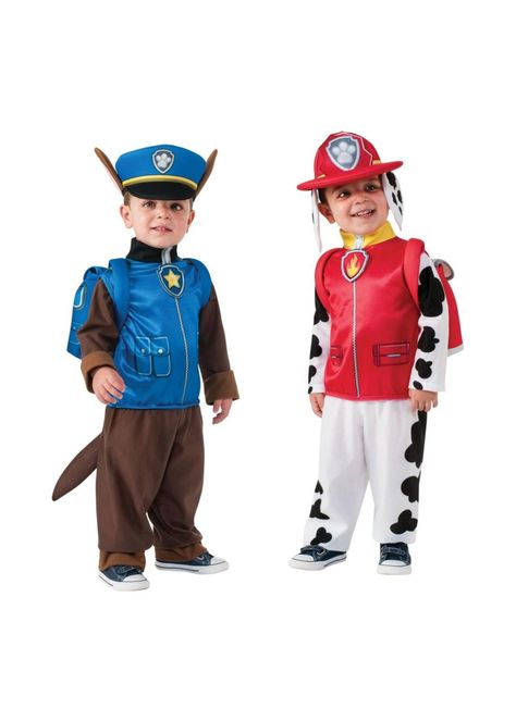 Tv Show Costumes, Paw Patrol Halloween Costume, Paw Patrol Halloween, Paw Patrol Costume, Toddler Boy Costumes, Paw Patrol Marshall, Paw Patrol Chase, Fairy Halloween Costumes