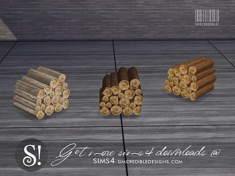 by SIMcredibledesigns.com Found in TSR Category 'Sims 4 Clutter' Sims 4 Cc Wood Logs, Sims 4 Rustic Cc, Kate Denson, Cabin Wallpaper, Sims 4 Cc Furniture Living Rooms, Mods Sims 4, Living Room Decor Country, Cc Furniture, Sims 4 Clutter