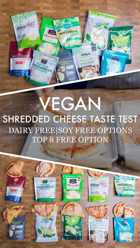 Dairy Free Cheeses, Cheese Alternative Dairy Free, Vegan Cheese Brands, Best Dairy Free Cheese, Dairy Free Products, Vegan Shredded Cheese, Non Dairy Cheese, Dairy Free Lunch, Zucchini Ravioli