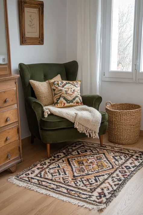 See how to combine sage green and cream colors to create a stunning bedroom transformation. Beige And Green Aesthetic, Cream Bedroom Decor, Sage Green Interior, Cottagecore Living Room, Cream Bedroom, Cream Bedrooms, Project 2025, Cream Living Rooms, Sage Green Walls