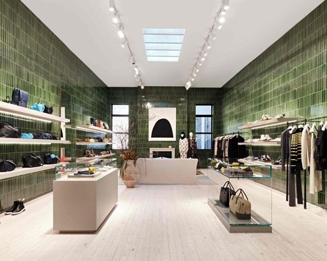 Loewe Store, George Nakashima, Retail Concepts, Iconic Furniture, Visual Merchandising, Chair Cushions, Concept Store, Second Floor, Interior Details