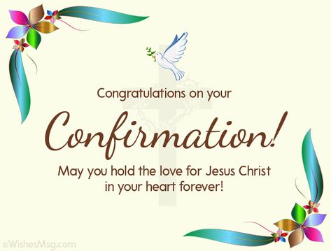 Confirmation Wishes and Quotes - WishesMsg Confirmation Day Quotes, Confirmation Blessings Words, Congratulations On Your Confirmation, Confirmation Quotes Inspirational, Confirmation Messages, Confirmation Wishes, Confirmation Quotes, Confirmation Cake, Congratulations Quotes