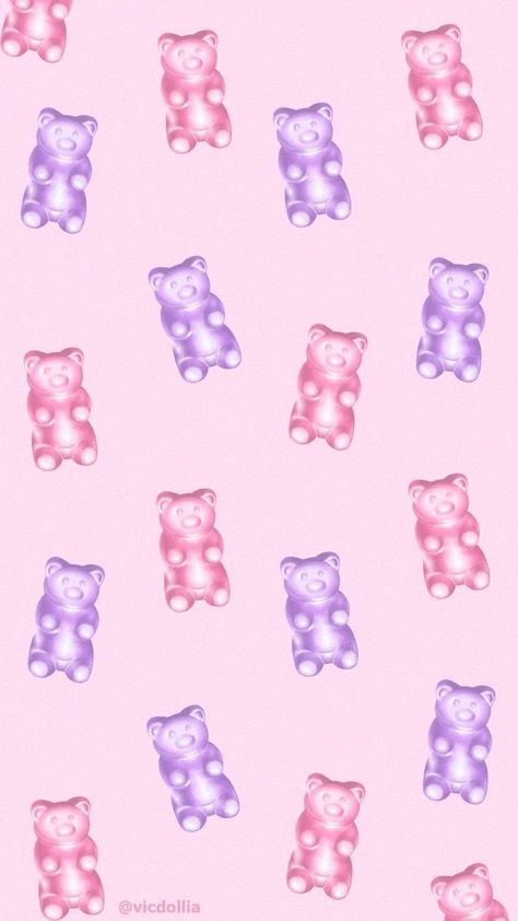 Sweets Wallpaper Iphone, Candy Wallpapers, Candy Wallpaper, Pink Wallpaper Girly, Soft Candy, Bling Wallpaper, Y2k Wallpaper, Edgy Wallpaper, Bear Wallpaper