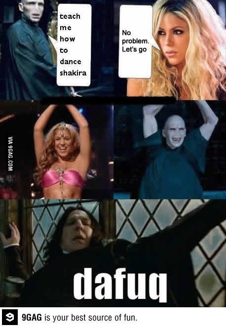 Funny Love Jokes, Harry Potter House Quiz, Dancing Funny, Love Jokes, Harry Potter Goblet, Happy Dancing, Funny Harry Potter Jokes, Harry Potter Memes Hilarious, Waka Waka