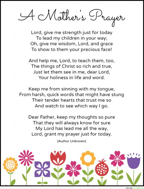 strength in prayer. Prayer For Mothers, Prayer For My Children, Mom Prayers, Better Mom, Prayers For Children, Prayer For Family, Wedding Song, Prayer Verses, Prayer Board