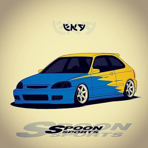 spoon sports civic ek | PowerPig.net | Flickr Honda Sports Car, Ek Hatch, Honda Civic Fd, Honda Hatchback, Spoon Sports, Civic Jdm, Honda Civic Vtec, Laferrari Aperta, Civic Fd