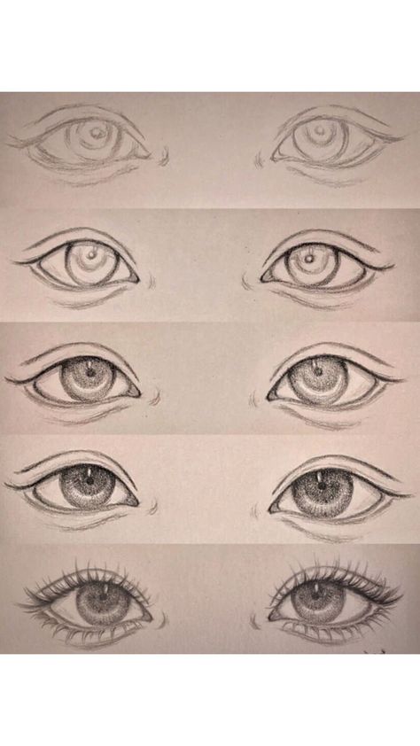 Eyes Drawing Guide, 10 Head Theory Fashion Illustration, How To Draw Brows Step By Step, Curly Bun Drawing, How To Draw Detailed Eyes, How To Draw Happy Eyes, What Type Of Eyes Do I Have, Both Eyes Drawing, Eyes Sketch Easy