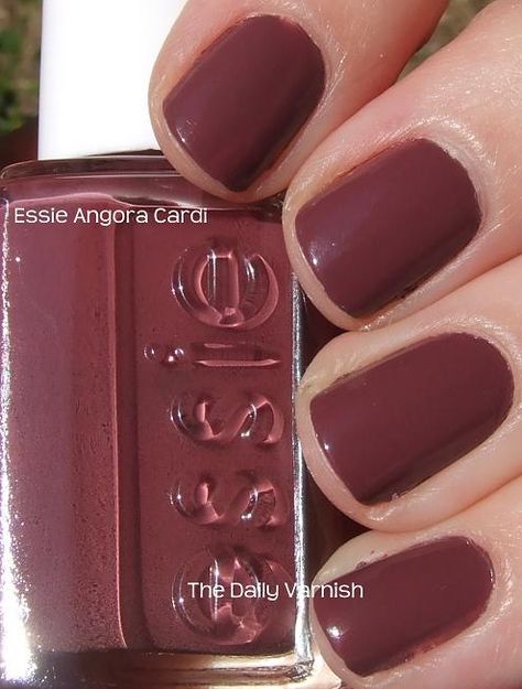 Essie Angora Cardi, Fall Polish, September Nails, Nail Polish Brands, Colorful Nail Designs, Essie Nail, Nail Paint, Nail Polish Colors, Gorgeous Nails