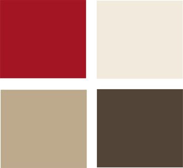 Color palette for the kitchen? Bold meets traditional. Spices! Swiss Coffee, Kitchen Colour Schemes, Casa Vintage, Warm Colour Palette, Kitchen Color, Bittersweet Chocolate, Candy Apple, Kitchen Remodel Idea, Kitchen Colors