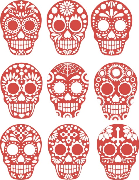 Sugar Skull Images, Sugar Skull Art Drawing, Skull Images, Skull Stencil, Skull Sketch, Mexican Sugar Skull, Den Mrtvých, Mexican Skull, Mexican Party Theme