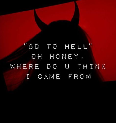 Devils Daughter Aesthetic, I Am The Devil Quotes, Female Villain Quotes, Red Devil Aesthetic, Vampire Aesthetic Wallpaper, Devils Daughter, Play With Hair, Devil Wallpaper, Spiritual Satanism