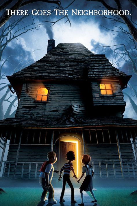 Best Family Halloween Movies, Scary Movies For Kids, Monster House Movie, Savannah Decor, Family Halloween Movies, Scary Films, Monster House, Horror Posters, Halloween Inspo