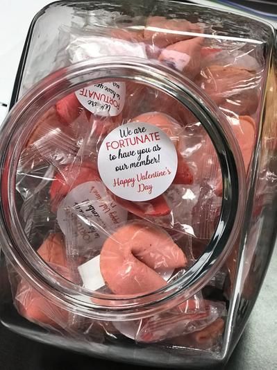 Valentine Fortune Cookies | Oriental Trading Fortune Cookie Packaging, Valentine Fortune Cookies, Cookie Valentines, Heart Shaped Candy, Fortune Cookies, Party Goodies, Cookie Packaging, Fortune Cookie, Goodie Bags