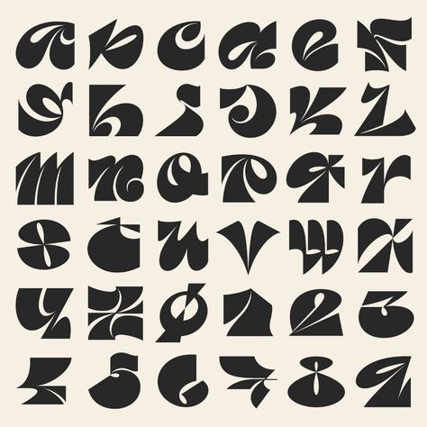 fonts/typographie for “36 Days of Type 2020” by Carmen Nácher (Germany/Allemagne) Alfabet Font, Design Alphabet, Alfabet Letters, Typography Alphabet, 타이포그래피 포스터 디자인, Days Of Type, Lettering Alphabet Fonts, Graphic Design Fonts, 36 Days Of Type