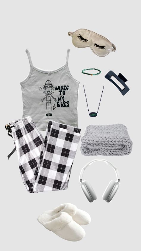 Pajamas Pajamas Layout, Pajama Outfit Ideas, Pajama Day Outfits, Pijama Outfit, Cute Pajama Outfits, Night Fits, Outfit Baddie, Pajama Outfit, Outfit Polyvore