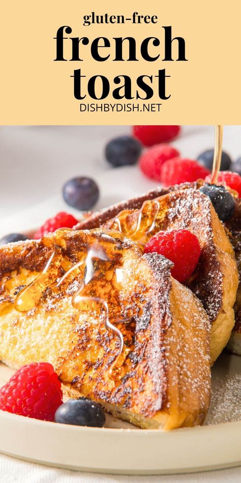 Non Dairy French Toast, Vegan Gluten Free French Toast, Gluten And Dairy Free Breakfast, Breakfast Ideas Gluten Free, Brunch Gluten Free, Gluten Free Breakfast Sandwich, Gluten Free Breakfast Recipes, Dairy Free French Toast, Luxurious Breakfast